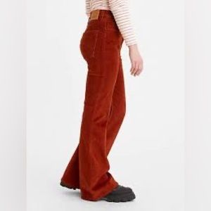 Levi’s corduroy ultra high rise 70s flare